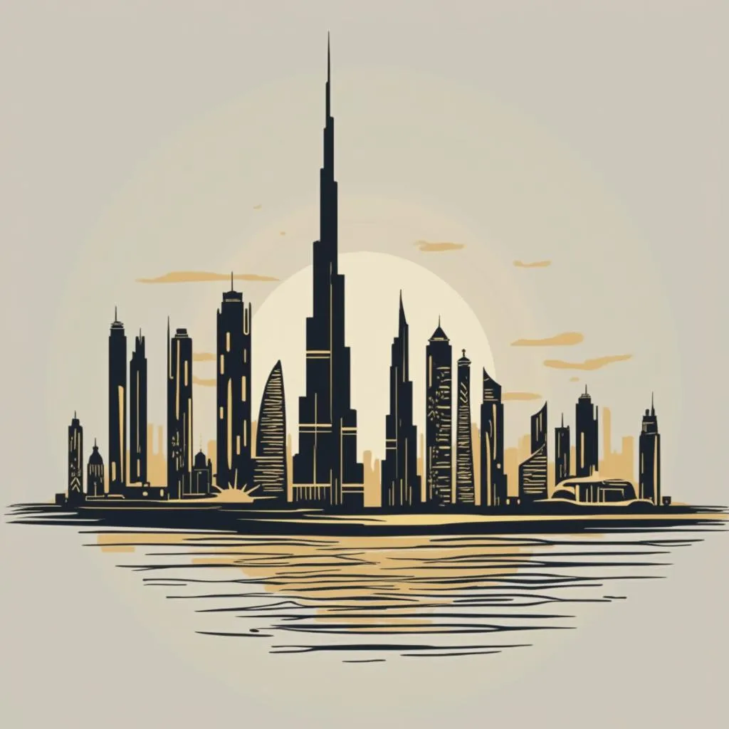 شعار إدارة الأعمال في دبي
