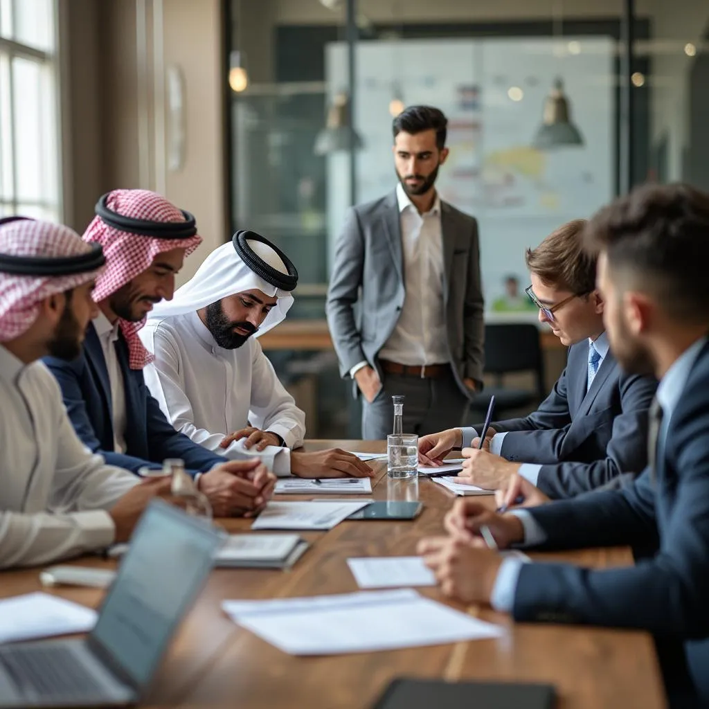 اجتماع فريق العمل